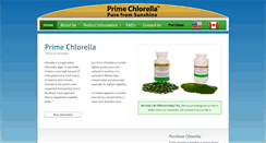 Desktop Screenshot of primechlorella.com