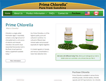 Tablet Screenshot of primechlorella.com